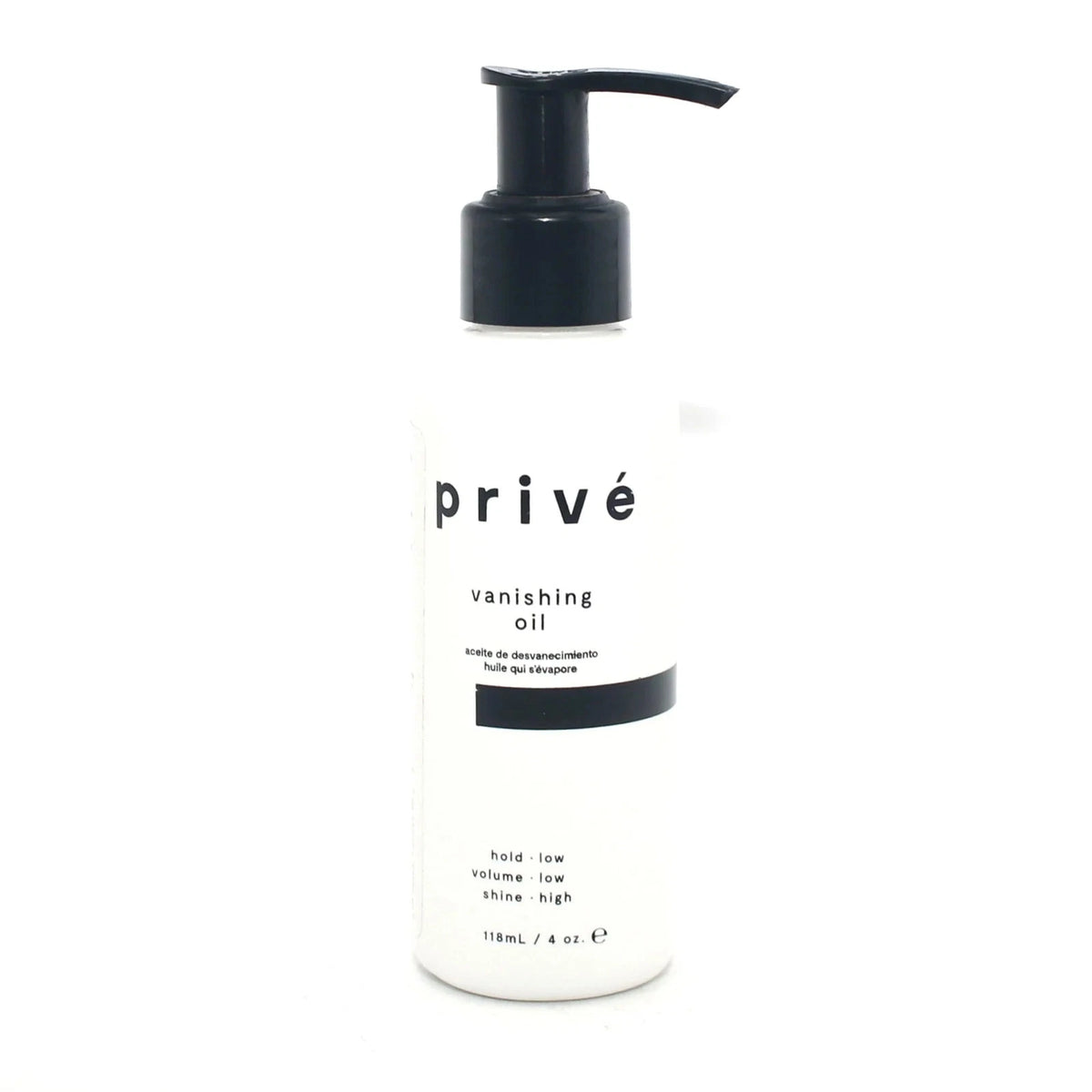 Prive vanishing oil 4 oz